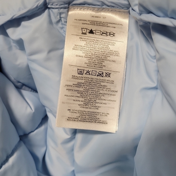 P.E NATION NWT EXPEDITION Jacket in summer sky size extra large - Picture 14 of 16